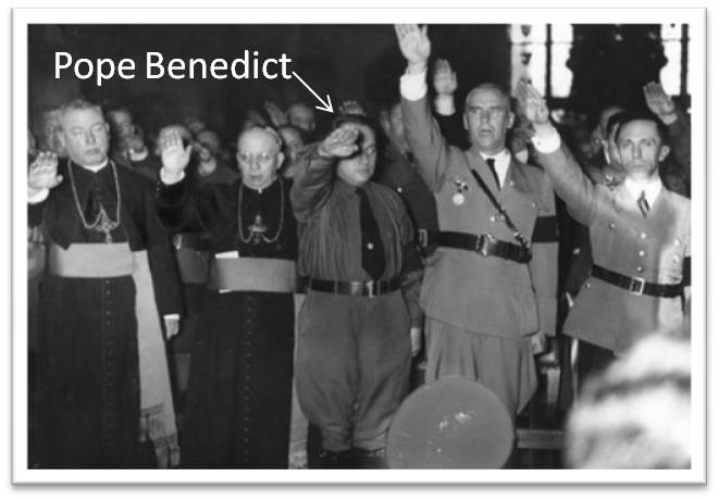pope benedict xvi nazi. for accusing Pope Benedict XVI